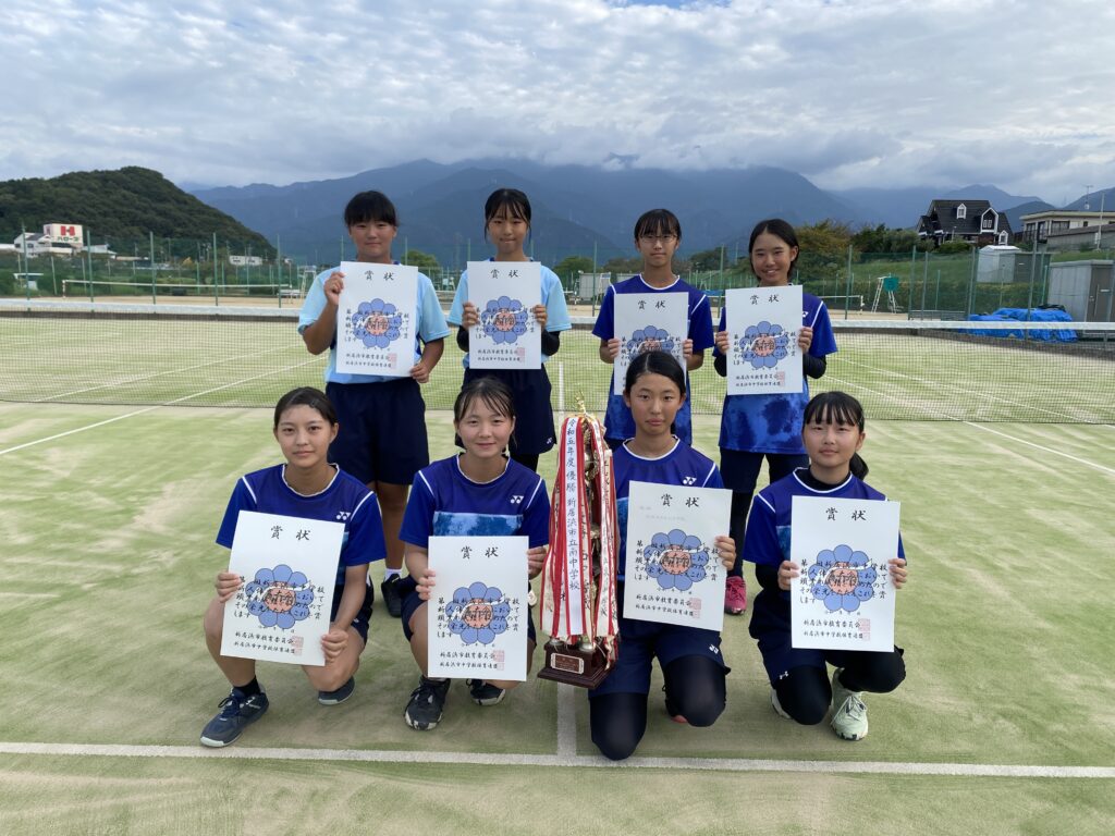 優勝　北中学校